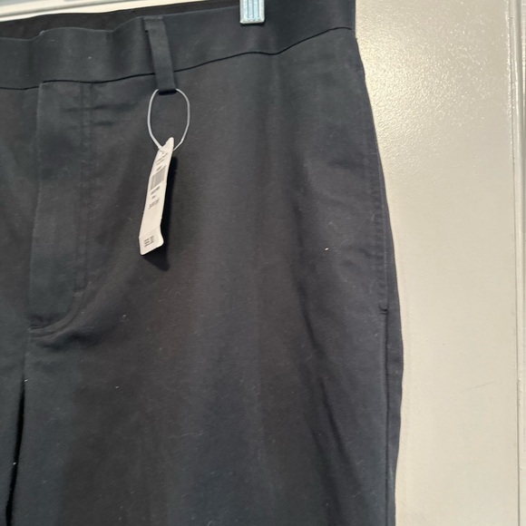 NWT  LL Bean Mens Sz:34 Classic Fit Black Flat Front Button Dress Pant. - Picture 8 of 15